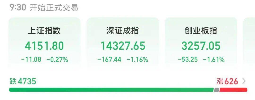 A股三大指數集體低開<strong></p>
<p>朗益電子 精密機械</strong>，超4000股下跌，石油、黃金板塊大漲:朗益電子 精密機械