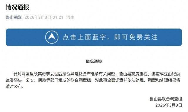 河南魯山凌晨通報：已成立聯合調查組:設計和制造精品牌